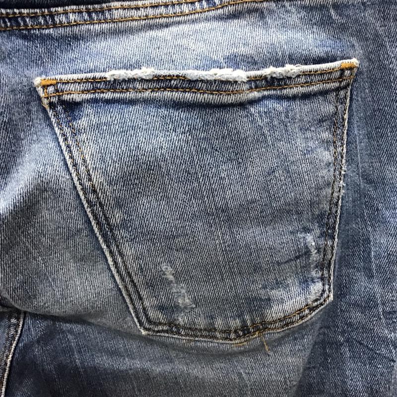 ザラ ZARA パンツ デニム、ジーンズ 40 無地 水色 / ライトブルー /  レディース USED 古着 中古 10123436