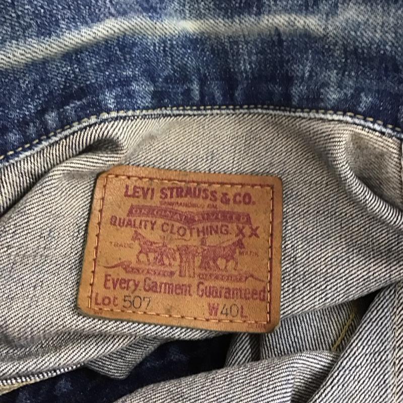 リーバイストラウスアンドコー Levi Strauss & co. ジャケット、上着 ジャケット、ブレザー デニムジャケット カラージャケット 長袖ジャケット ブルゾン Gジャン 古着 40 無地 インディゴ / インディゴ /  メンズ USED 古着 中古 10123828