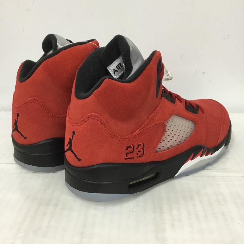 ナイキ NIKE スニーカー スニーカー DD0587-600 AIR JORDAN 5 RETRO 26cm 箱有 26.0cm ワンポイント 赤 / レッド / X 黒 / ブラック / X 灰 / グレー /  メンズ USED 古着 中古 10124200