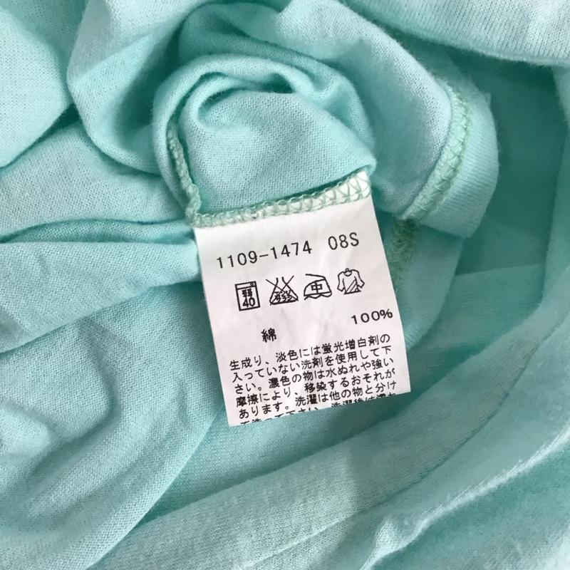 アニエス・ベー agnes b. カットソー 長袖 Vネック ロンT 3 無地 水色 / ライトブルー /  レディース USED 古着 中古 10116707