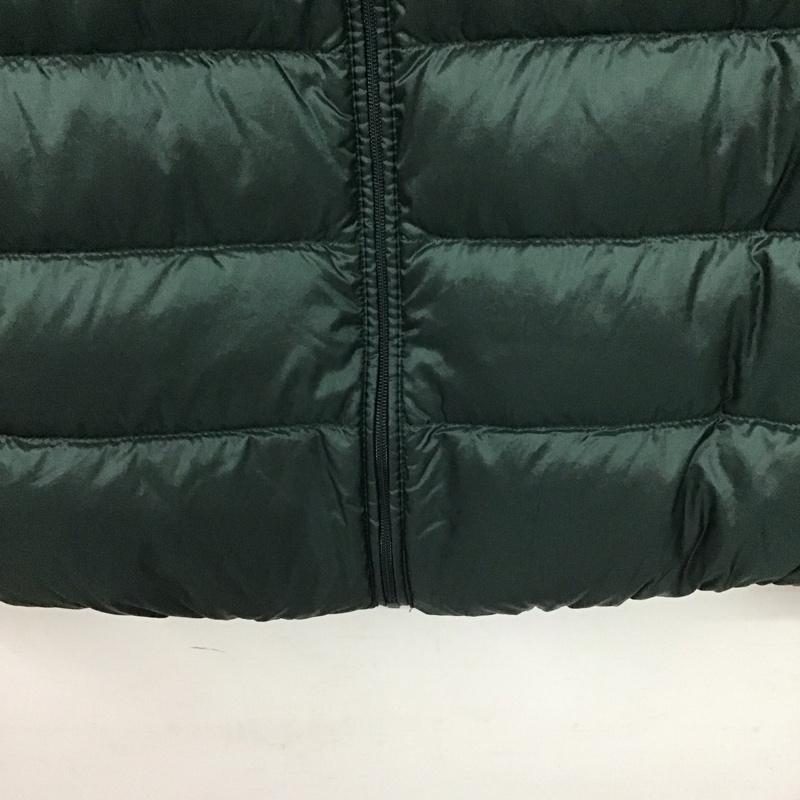 ユニクロ UNIQLO ベスト ベスト 211-127500 ウルトラライトダウンベスト ジップアップダウンベスト アウター XL 無地 緑 / グリーン /  メンズ USED 古着 中古 10139744