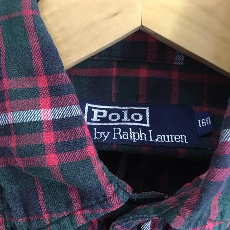 ポロバイラルフローレン Polo by RALPH LAUREN シャツ、ブラウス 長袖 160cm チェック マルチカラー / マルチカラー /  ボーイズ USED 古着 中古 10132435