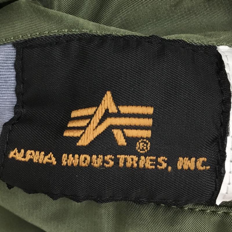 アルファ ALPHA ジャケット、上着 ジャンパー、ブルゾン MA-1 M 無地 緑 / グリーン /  メンズ USED 古着 中古 10137357