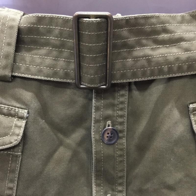 ラルフローレン RALPHLAUREN スカート ひざ丈スカート 無地 カーキ / カーキ /  レディース USED 古着 中古 10110639