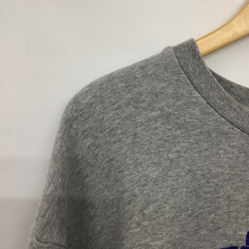 ステューシー STUSSY トレーナー 長袖 L 無地 X ロゴ、文字 灰 / グレー /  メンズ USED 古着 中古 10142155