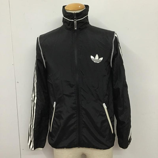 アディダス adidas ジャケット、上着 ジャンパー、ブルゾン XS プリント 黒 / ブラック /  メンズ USED 古着 中古 10106089