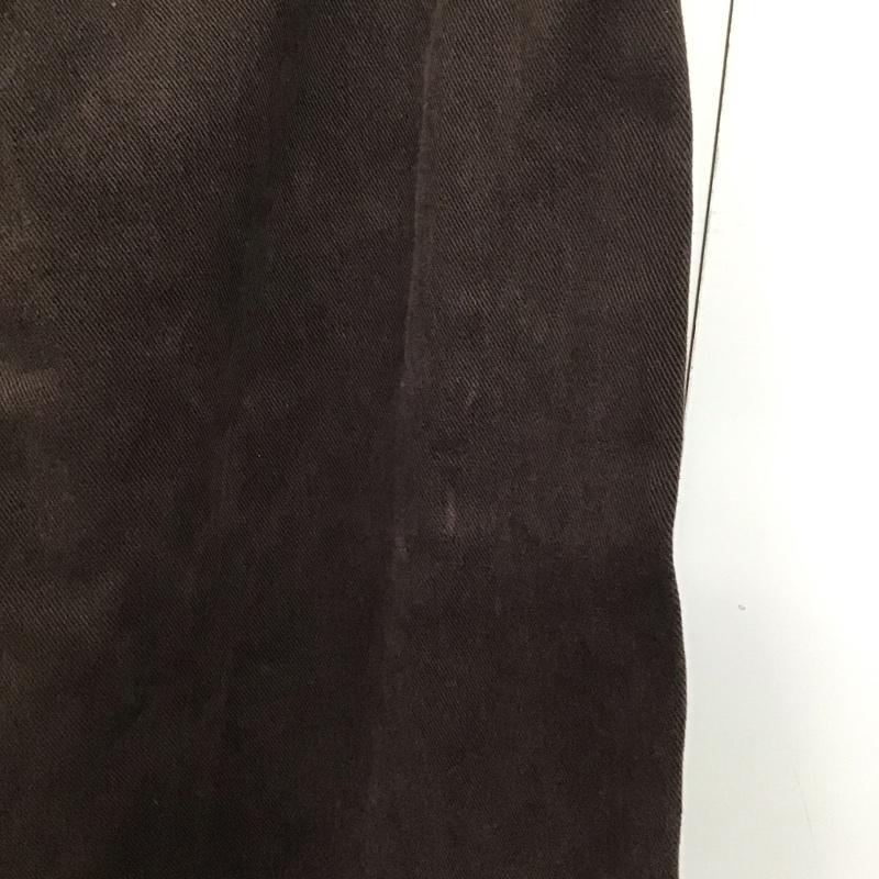 ザラ ZARA パンツ デニム、ジーンズ デニムパンツ ワイドパンツ カジュアルパンツ ストレッチパンツ 36 無地 茶 / ブラウン /  レディース USED 古着 中古 10143778