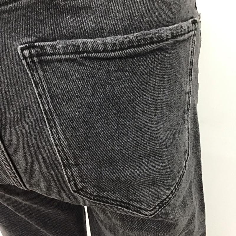 ザラ ZARA パンツ デニム、ジーンズ スキニー ストレッチ ハイウエスト 無地 黒 / ブラック /  レディース USED 古着 中古 10118460