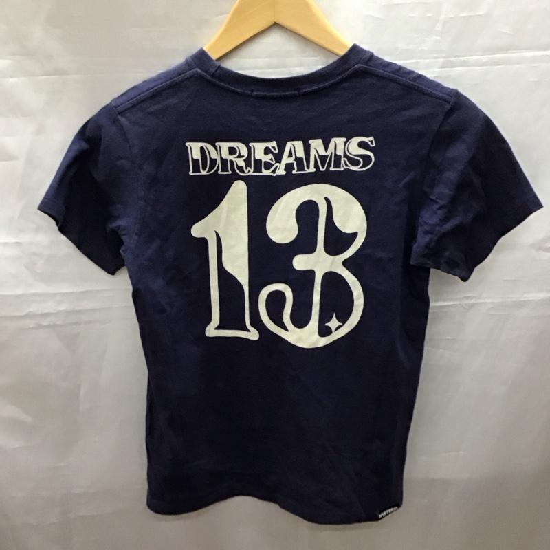 ヒステリック ミニ HYSTERIC MINI Tシャツ 半袖 140cm キッズ ヒスミニ 140cm ロゴ、文字 紺 / ネイビー /  ガールズ USED 古着 中古 10116922