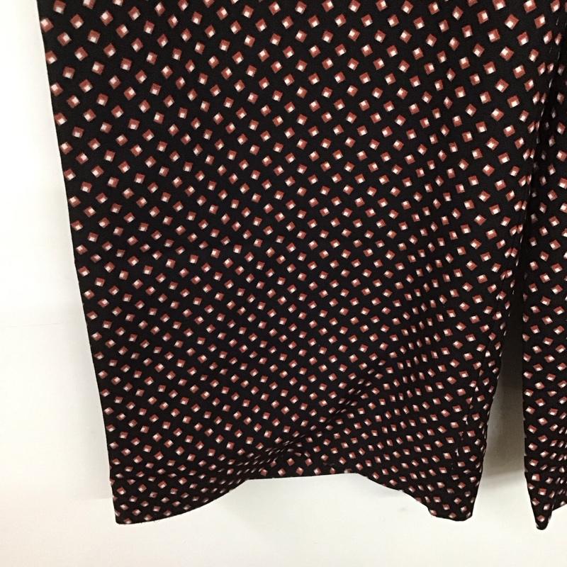 フリークスストア FREAK S STORE パンツ ワークパンツ、ペインターパンツ ワイドパンツ カジュアルパンツ ワークパンツ FREE プリント 黒 / ブラック /  レディース USED 古着 中古 10142673