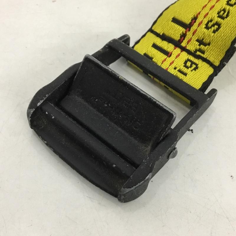 オフホワイト Off-White ベルト・バックル ベルト OWRB009E17223126 ロゴ、文字 黄 / イエロー /  メンズ USED 古着 中古 10141632