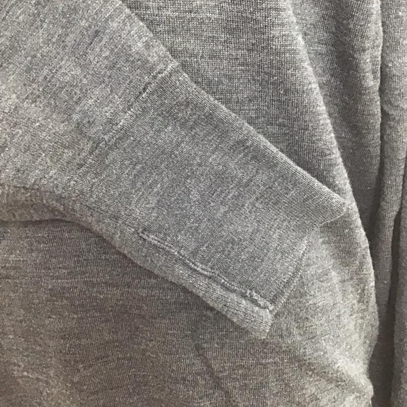 ジョンスメドレー JOHN SMEDLEY カットソー 長袖 長袖カットソー 無地カットソー クルーネック L 無地 灰 / グレー /  メンズ USED 古着 中古 10127362