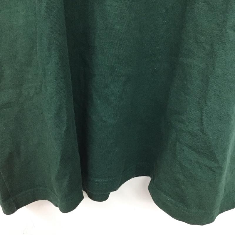 カーハート Carhartt Tシャツ 半袖 半袖カットソー プリントTシャツ クルーネックカットソー L ロゴ、文字 緑 / グリーン /  メンズ USED 古着 中古 10143256