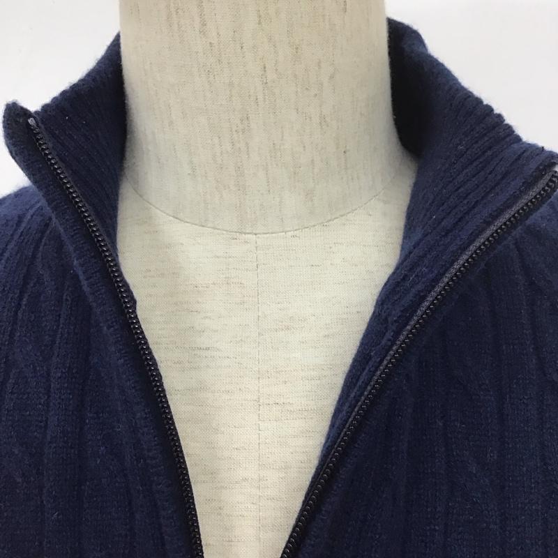 エルエルビーン L.L.Bean ニット、セーター 長袖 ハーフジップ S 無地 紺 / ネイビー /  メンズ USED 古着 中古 10111723