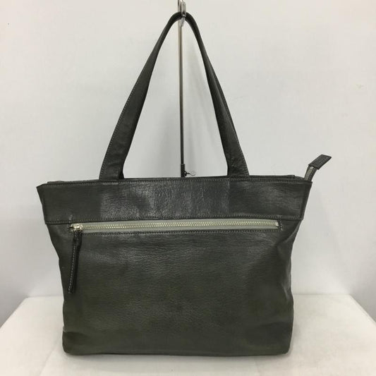 マーガレット・ハウエルアイデア MARGARET HOWELL idea トートバッグ トートバッグ レザー 無地 カーキ / カーキ /  レディース USED 古着 中古 10140436