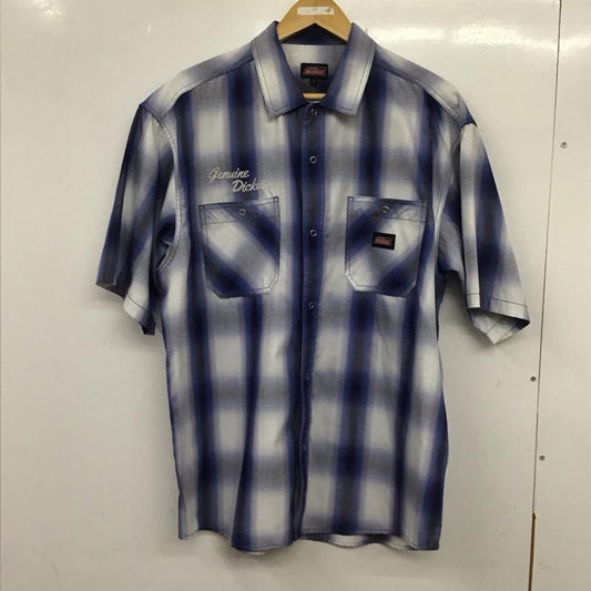 ディッキーズ Dickies シャツ、ブラウス 半袖 半袖シャツ チェックシャツ カラーシャツ L チェック マルチカラー / マルチカラー /  メンズ USED 古着 中古 10136865