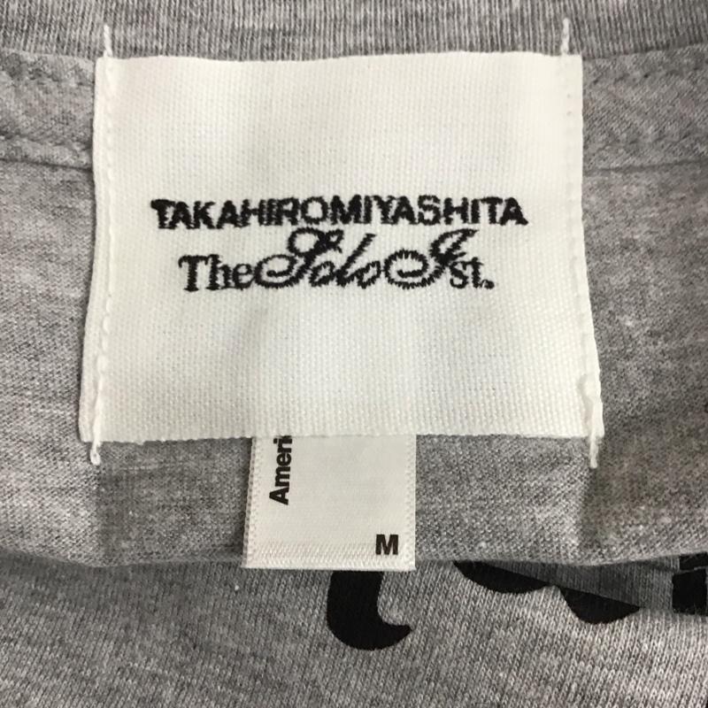 タカヒロ ミヤシタ ザ ソロイスト TAKAHIRO MIYASHITA The SoloIst. Tシャツ 半袖 千葉ロッテマリーンズプリントTシャツ M ロゴ、文字 X プリント 灰 / グレー /  メンズ USED 古着 中古 10111977