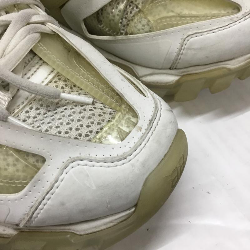 バレンシアガ BALENCIAGA スニーカー スニーカー 647742 トラック クリアソール 27cm 27.0cm ロゴ、文字 白 / ホワイト /  メンズ USED 古着 中古 10110053