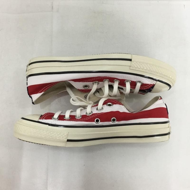 コンバース CONVERSE スニーカー スニーカー 1SD295 星条旗 アメリカ スターズ アンド バーズ 23.5cm 23.5cm ロゴ、文字 マルチカラー / マルチカラー /  レディース USED 古着 中古 10150687