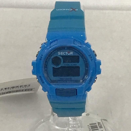 セクター SECTOR 腕時計 デジタル R3251172014 ロゴ、文字 水色 / ライトブルー /  メンズ USED 古着 中古 10135264
