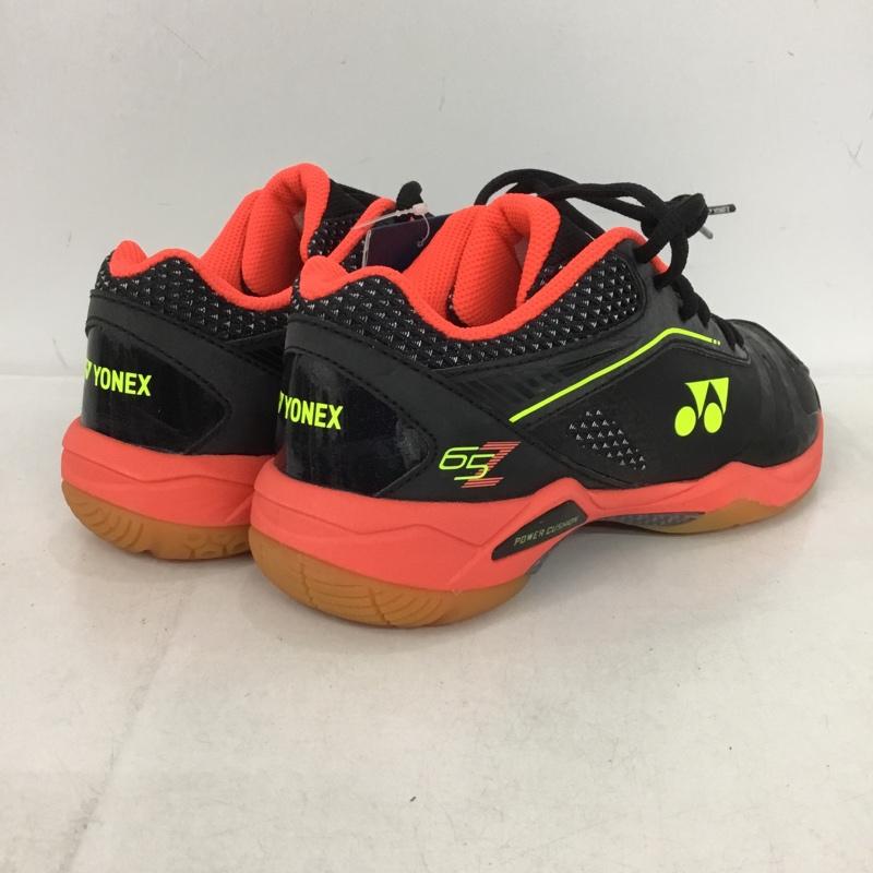ヨネックス YONEX スニーカー スニーカー SHB65Z パワークッション65Z 23cm バドミントンシューズ 箱有 23.0cm ロゴ、文字 黒 / ブラック / X 赤 / レッド / X 黄 / イエロー /  レディース USED 古着 中古 10149917