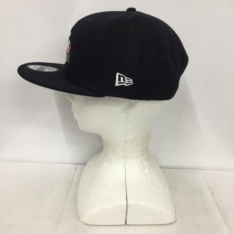 ニューエラ NEW ERA 帽子 キャップ NY ニューヨークヤンキース 9FIFTY ロゴ、文字 紺 / ネイビー /  メンズ USED 古着 中古 10150602