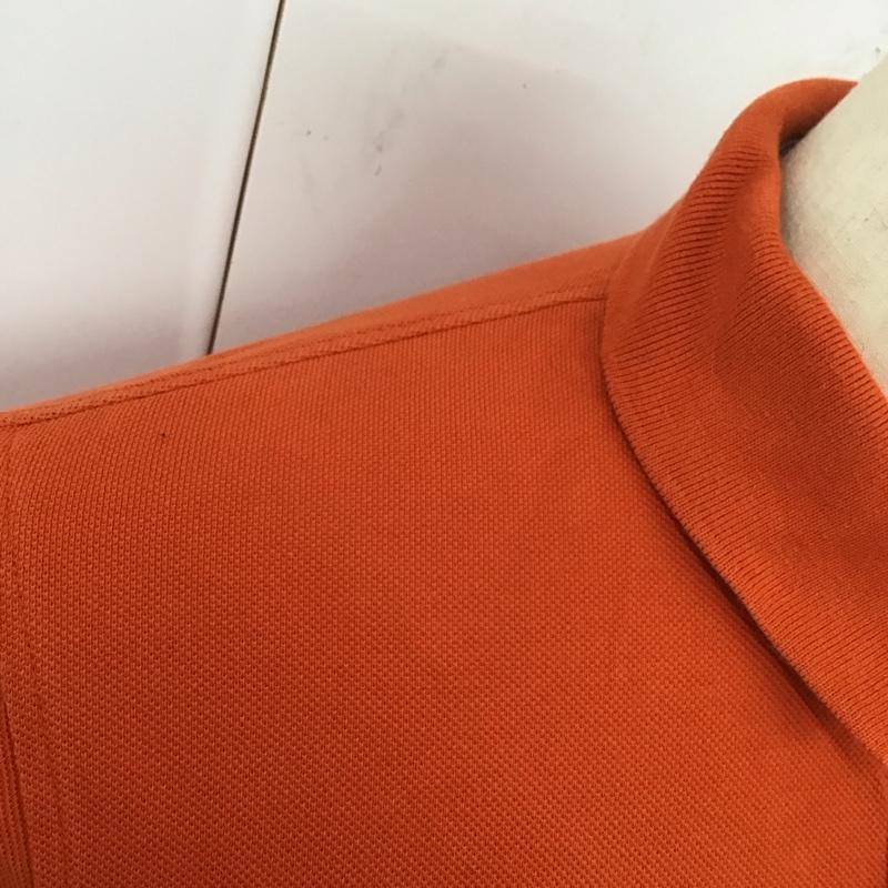 トミーヒルフィガー TOMMY HILFIGER ポロシャツ 半袖 0282511 L ワンポイント 橙 / オレンジ /  メンズ USED 古着 中古 10112939