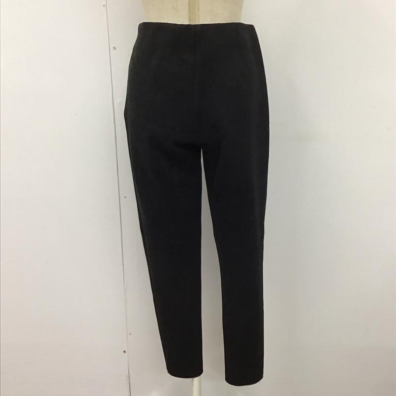 ザラベーシック ZARA BASIC ボトムス ボトムス カジュアルパンツ スリムパンツ ジップアップパンツ ストレッチパンツ S 無地 黒 / ブラック /  レディース USED 古着 中古 10110447