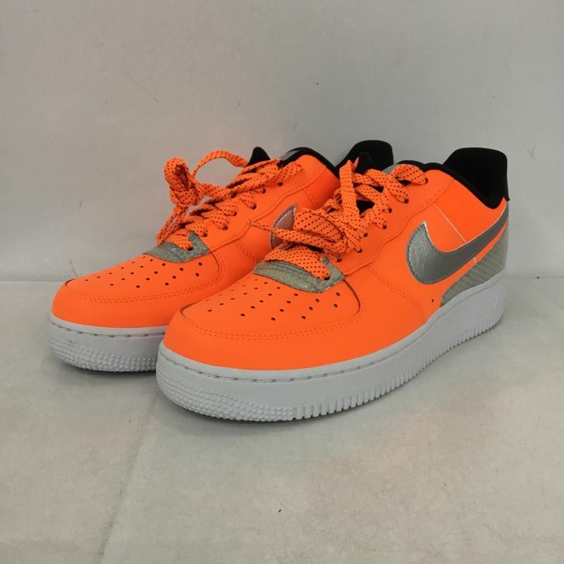 ナイキ NIKE スニーカー スニーカー CT2299-800 AIR FORCE 1 07 LV8 3M 26.5cm 26.5cm ロゴ、文字 橙 / オレンジ / X 黒 / ブラック / X 銀 / シルバー /  メンズ USED 古着 中古 10149998