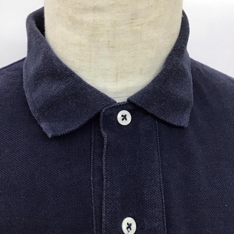 ポロスポーツラルフローレン POLOSPORT ポロシャツ 半袖 90年代 L 無地 X ロゴ、文字 紺 / ネイビー /  メンズ USED 古着 中古 10111999