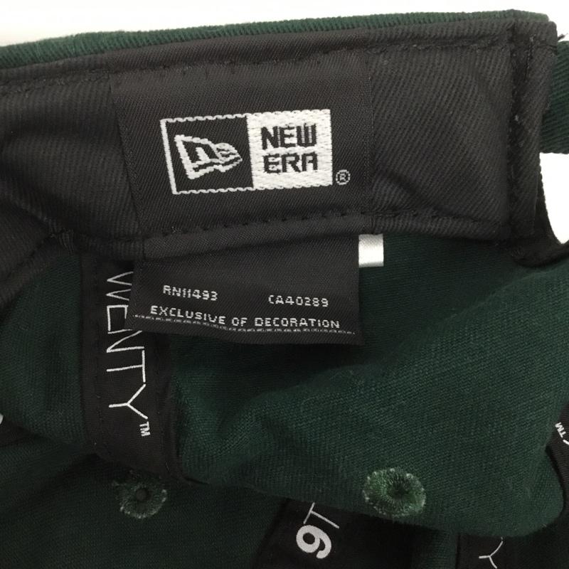 ニューエラ NEW ERA 帽子 キャップ オークランド アスレチックス As コットン ロゴ、文字 黄 / イエロー / X 緑 / グリーン /  メンズ USED 古着 中古 10124144