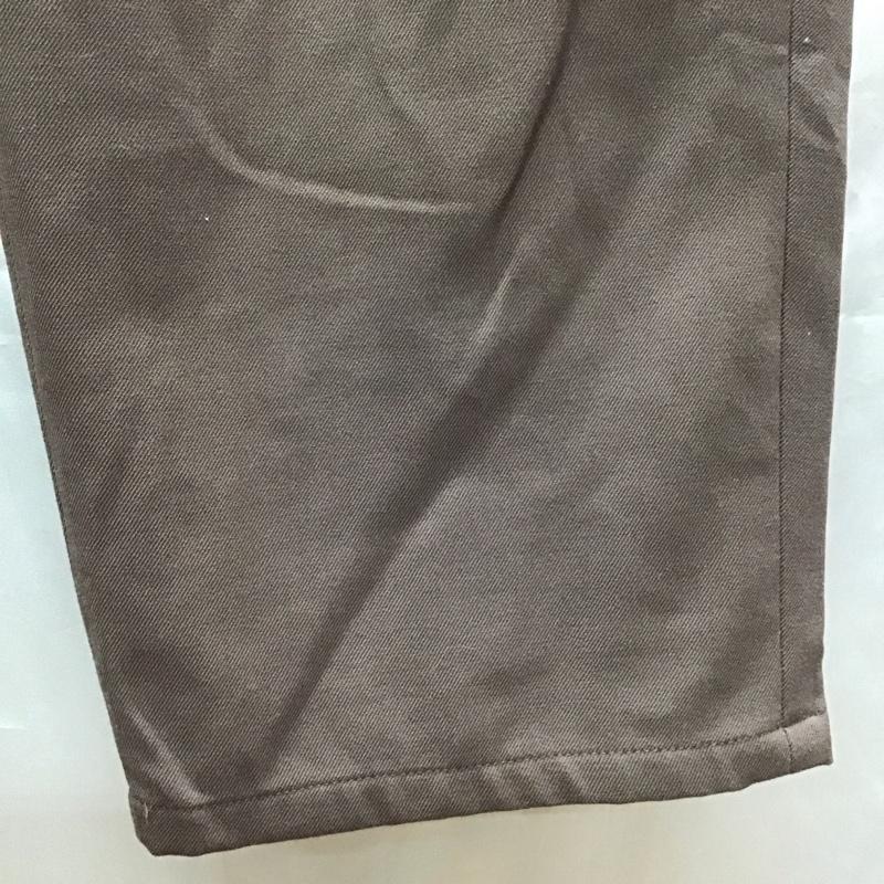 ジュンレッド JUNRed パンツ スラックス ワイドパンツ カジュアルパンツ ワークパンツ スラックス L 無地 茶 / ブラウン /  メンズ USED 古着 中古 10116896