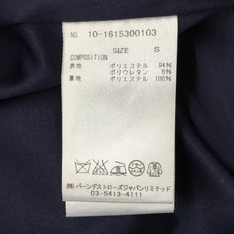 レストローズ L EST ROSE ワンピース ひざ丈スカート ノースリーブワンピース ひざ丈ワンピース フレアワンピース S 無地 紺 / ネイビー /  レディース USED 古着 中古 10113394