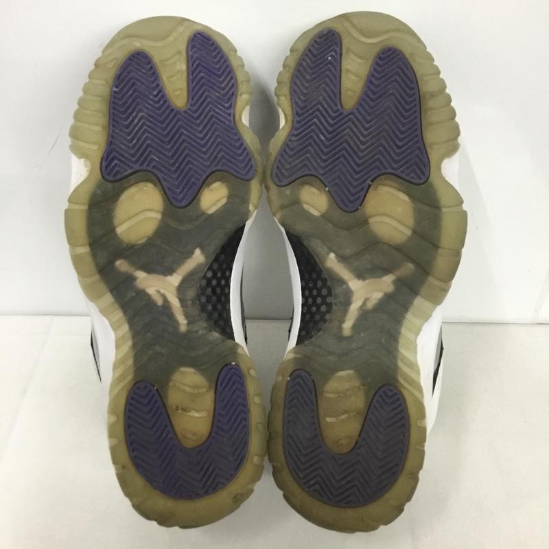 ナイキ NIKE スニーカー スニーカー 378037-100 AIR JORDAN 11 RETRO 28.5cm 箱有 28.5cm ワンポイント 白 / ホワイト / X 黒 / ブラック /  メンズ USED 古着 中古 10142704