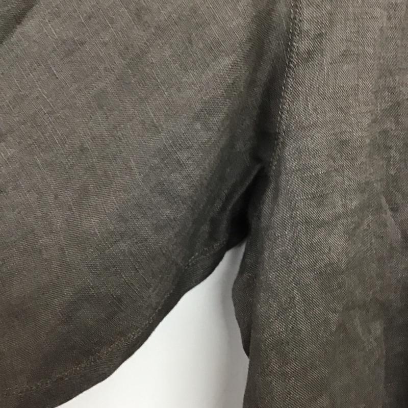 ユナイテッドアローズグリーンレーベルリラクシング UNITED ARROWS green label relaxing シャツ、ブラウス 長袖 無地 茶 / ブラウン /  レディース USED 古着 中古 10137293