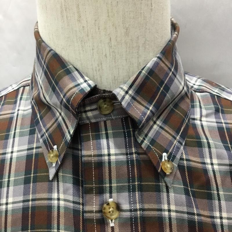 ブルックスブラザーズ BROOKS BROTHERS シャツ、ブラウス 長袖 ボタンダウンシャツ S チェック マルチカラー / マルチカラー /  メンズ USED 古着 中古 10112763