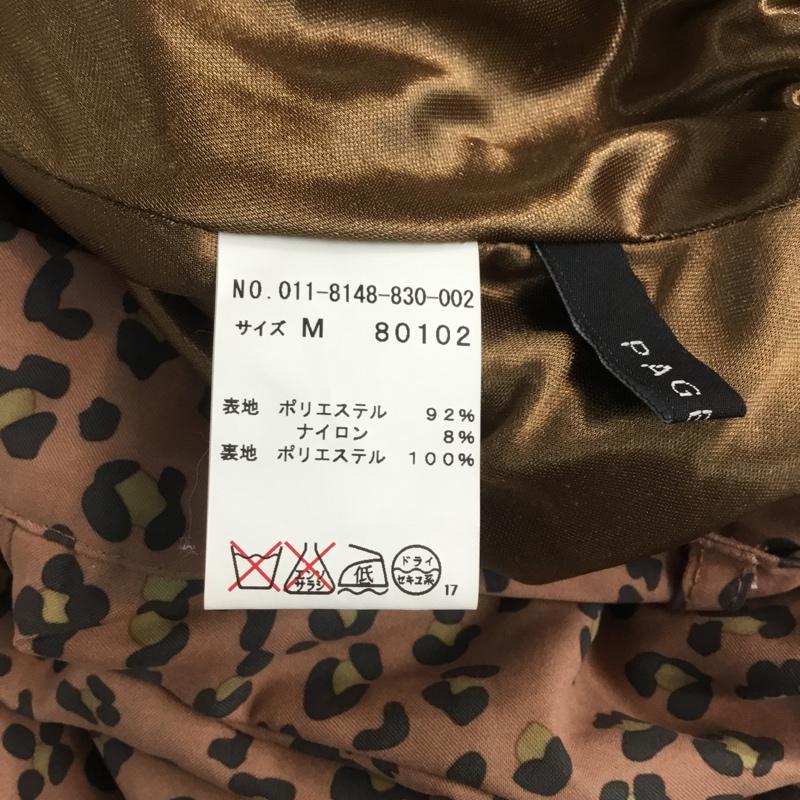 ページボーイ PAGEBOY パンツ ショートパンツ M 総柄 X ヒョウ柄・レオパード柄 茶 / ブラウン /  レディース USED 古着 中古 10045149