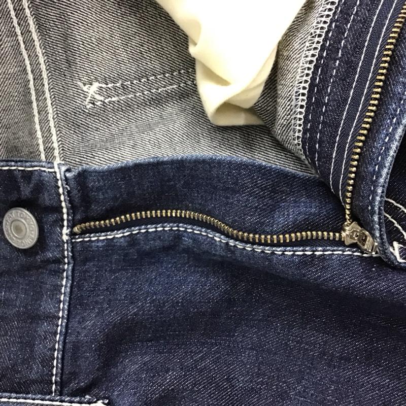 エフエイティー FAT パンツ デニム、ジーンズ L 無地 インディゴ / インディゴ /  メンズ USED 古着 中古 10119876