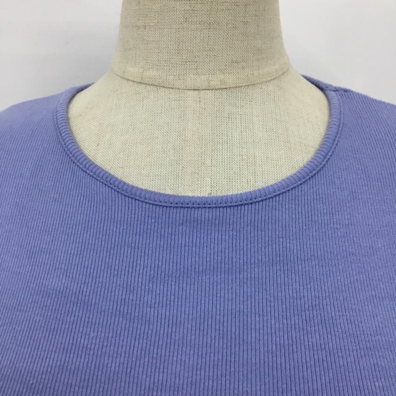 ザラ ZARA ワンピース ロングスカート 半袖ロングワンピース フレアスカート 袖レース S 無地 青 / ブルー /  レディース USED 古着 中古 10110032