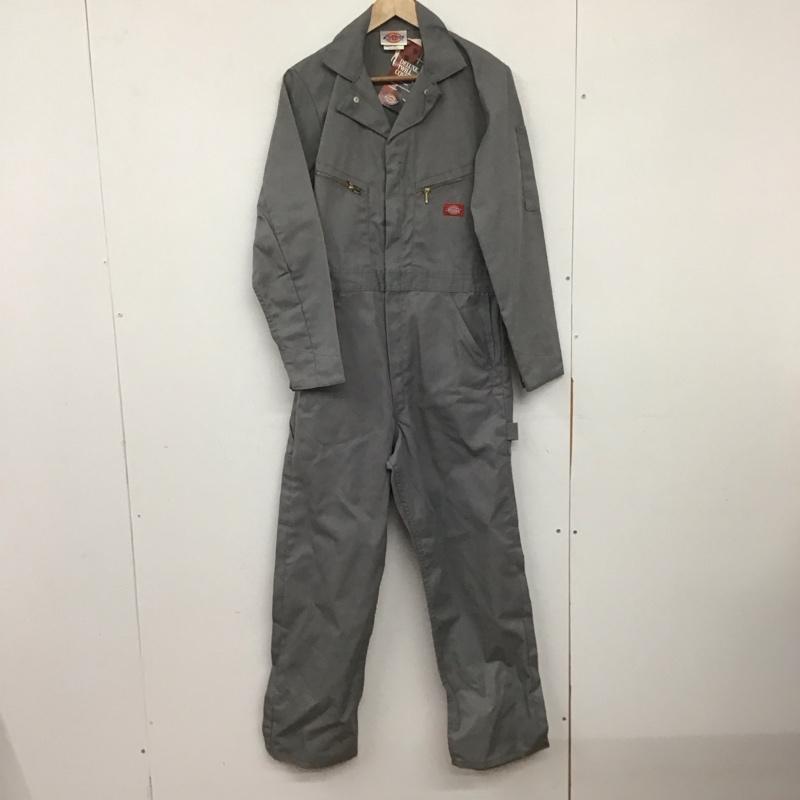 ディッキーズ Dickies ワンピース・ドレス・オールインワン ワンピース・ドレス・オールインワン 4879GY デラックス カバーオール タグ付き 36 ロゴ、文字 灰 / グレー /  メンズ USED 古着 中古 10139417