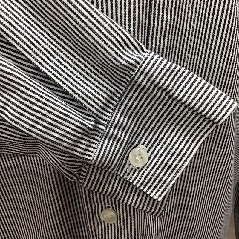 ベンデイビス BEN DAVIS シャツ、ブラウス 長袖 長袖シャツ カラーシャツ ポケットシャツ 長袖カットソー ストライプシャツ L ストライプ マルチカラー / マルチカラー /  メンズ USED 古着 中古 10114384