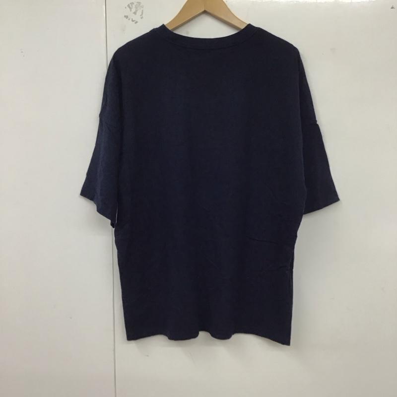 ギャップ GAP Tシャツ 半袖 L ロゴ、文字 X プリント 紺 / ネイビー /  メンズ USED 古着 中古 10128496