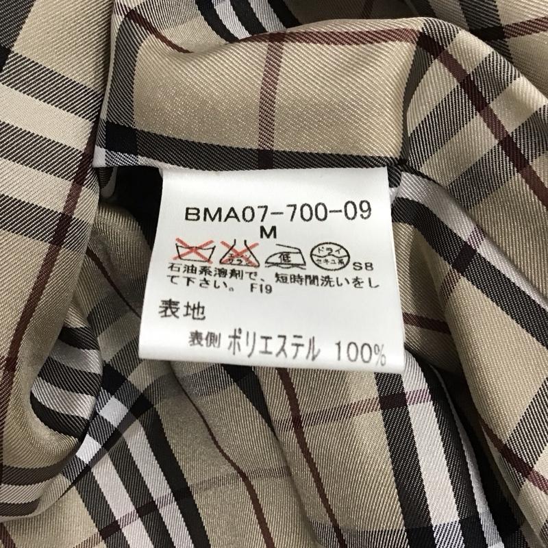 バーバリーブラックレーベル BURBERRY BLACK LABEL コート コート一般 ロングコート カラージャケット アウター ダブルジャケット L 無地 黒 / ブラック /  メンズ USED 古着 中古 10146016