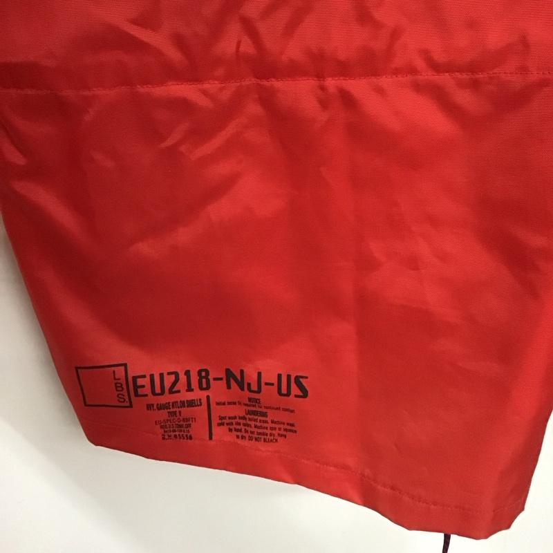 エコーアンリミテッド ECKOUNLTD ジャケット、上着 ジャンパー、ブルゾン プルオーバージャケットパーカー アウター ナイロンジャケット XL ロゴ、文字 赤 / レッド /  メンズ USED 古着 中古 10148363
