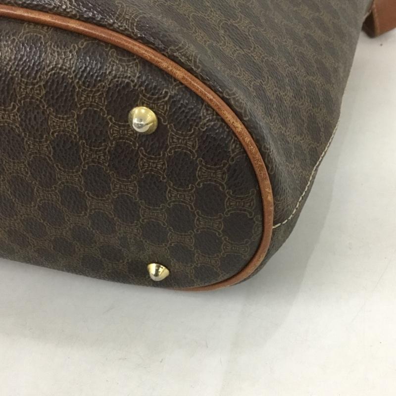 セリーヌ CELINE トートバッグ トートバッグ OLD マカダム 肩掛け 総柄 茶 / ブラウン /  レディース USED 古着 中古 10139102