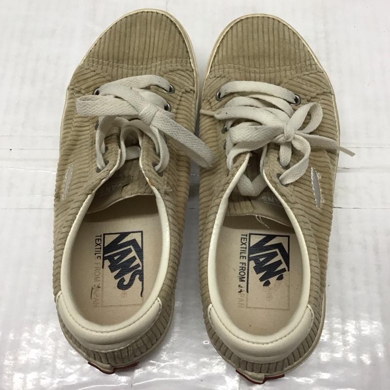 バンズ VANS スニーカー スニーカー V311CF CORD コーデュロイ 23.5cm 23.5cm ワンポイント ベージュ / ベージュ /  レディース USED 古着 中古 10115650