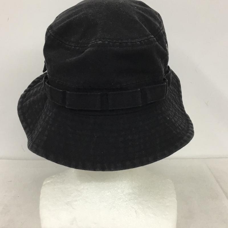 ニューエラ NEW ERA 帽子 ハット アドベンチャーハット ロゴ、文字 黒 / ブラック /  メンズ USED 古着 中古 10138041