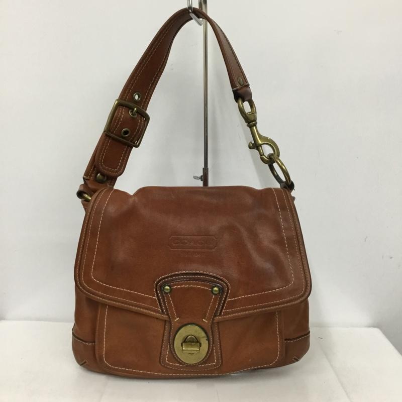 コーチ COACH トートバッグ トートバッグ K0669 10327 ワンショルダー レザー ロゴ、文字 茶 / ブラウン /  レディース USED 古着 中古 10129104
