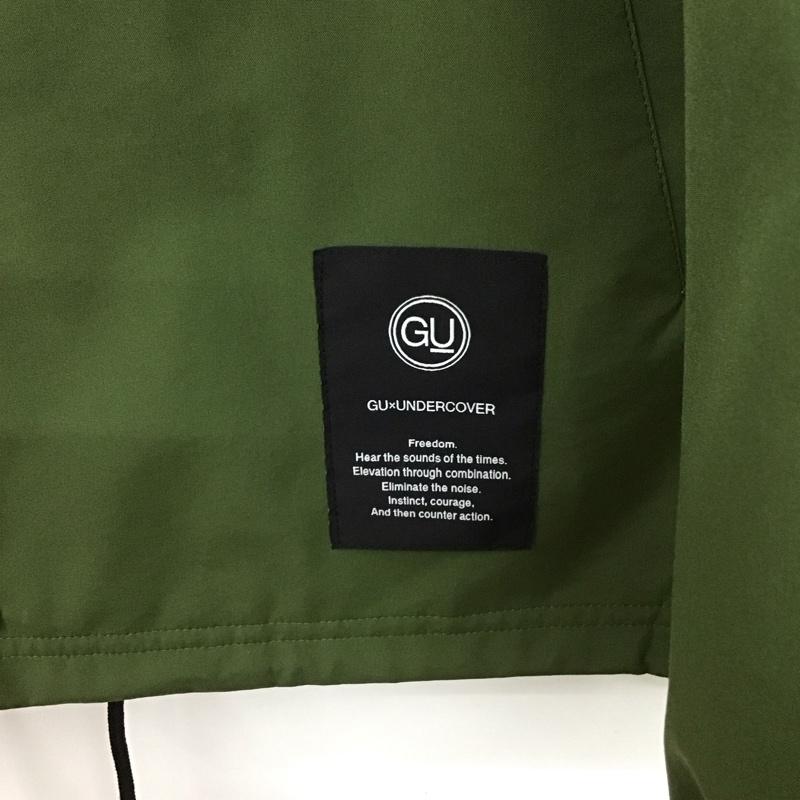 ジーユー GU ジャケット、上着 ジャンパー、ブルゾン 311-334118 ジャケット 前ボタン カラージャケット アウター L プリント カーキ / カーキ /  メンズ USED 古着 中古 10132925