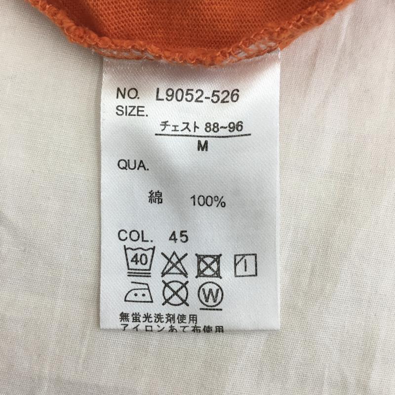 ユーズドクロージング used clothes Tシャツ 長袖 LARKINS ロンT M ロゴ、文字 橙 / オレンジ /  メンズ USED 古着 中古 10127557